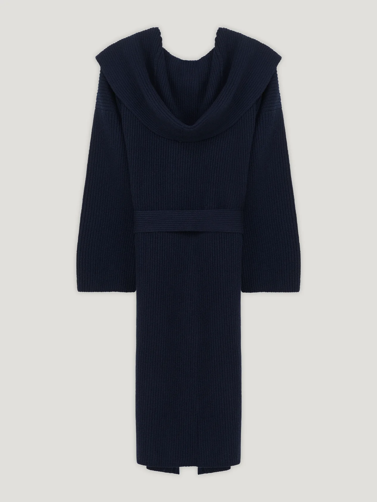 Navy Cashmere Robe de Chambre - Image 3