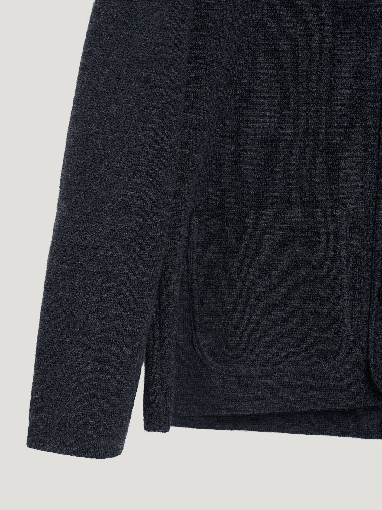 Anthracite Single Breasted Driving Jacket - Image 3