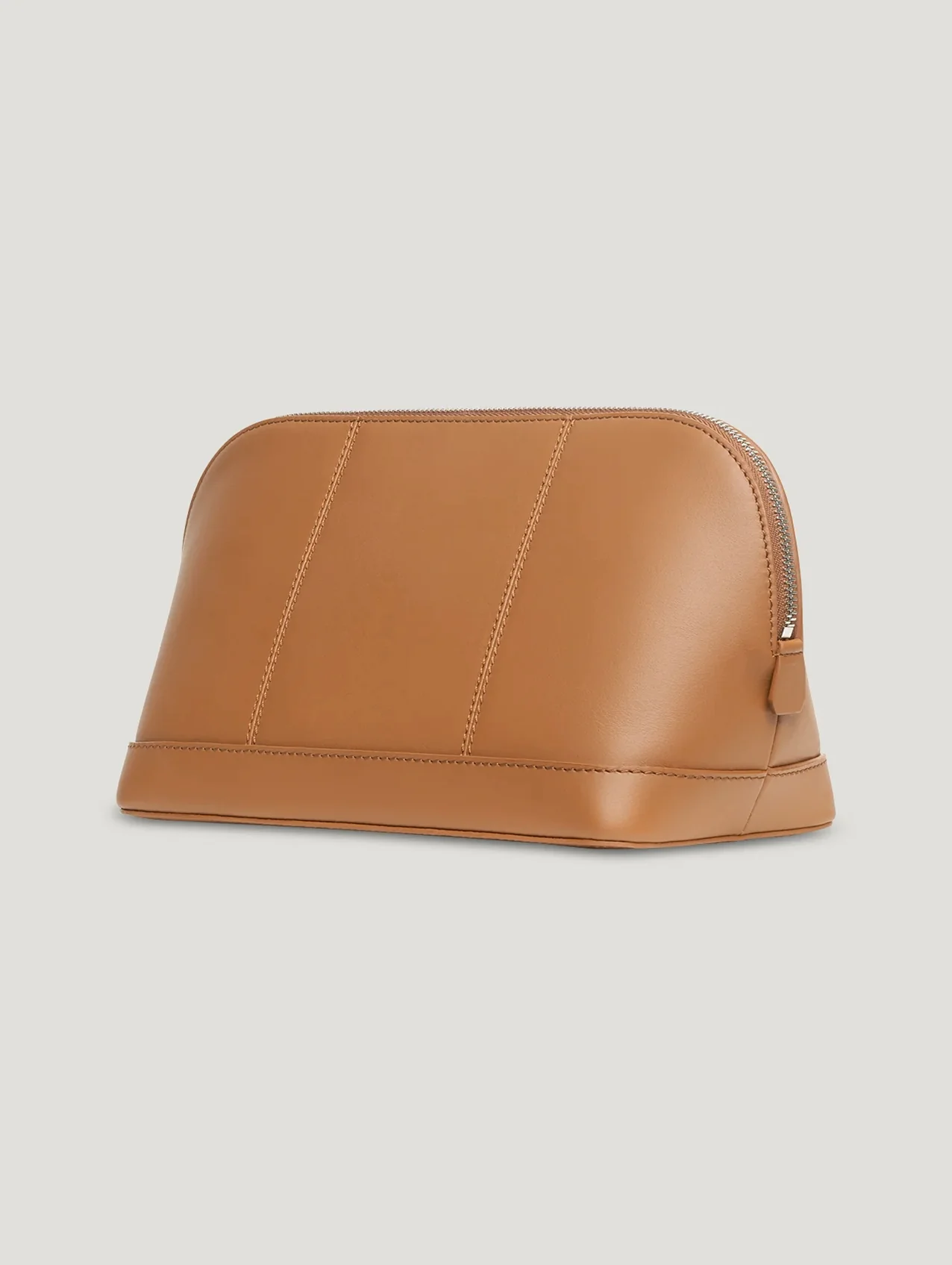 Dark Tan Small Washbag - Image 3