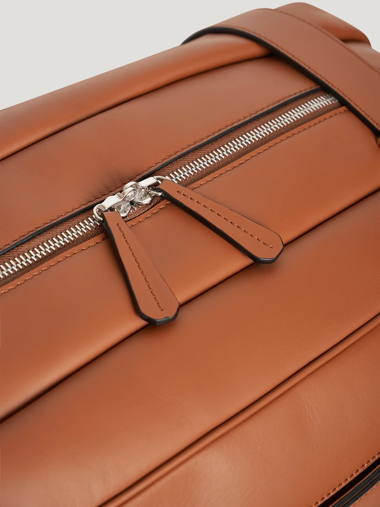 Dark Tan Sports Grip Bag with Badges - Image 3