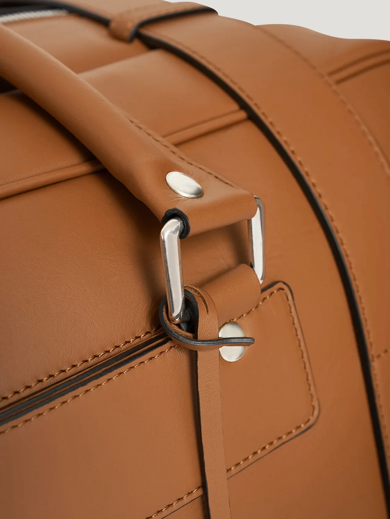 Dark Tan Sports Grip Bag with Badges - Image 9