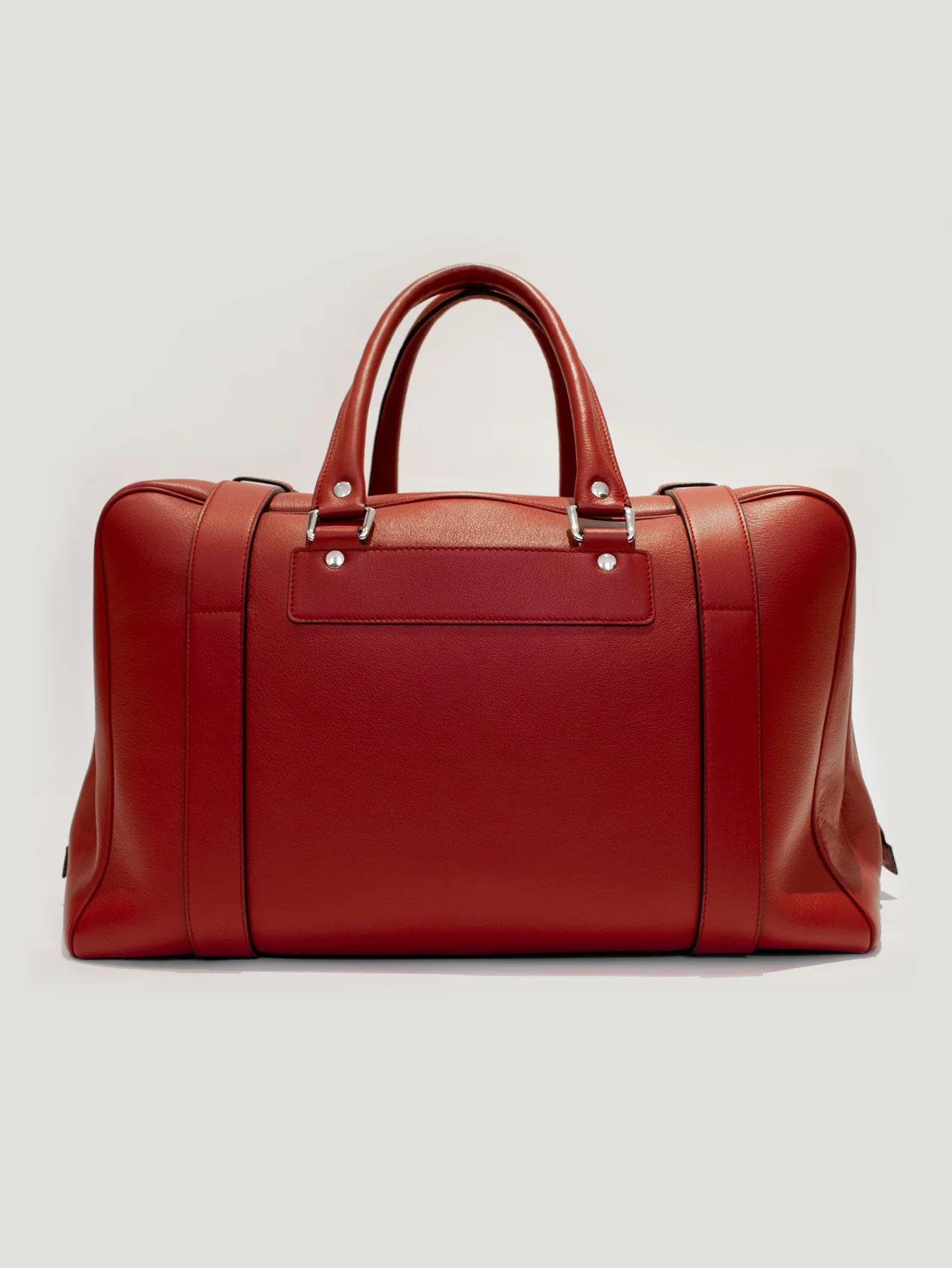 Red Sports Grip Bag with Badges - Image 3