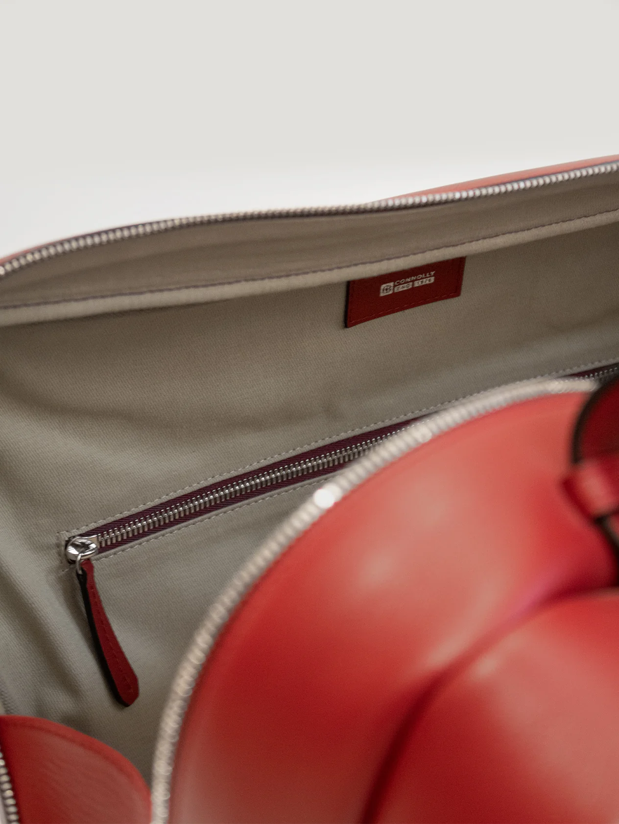 Red Sports Grip Bag with Badges - Image 6