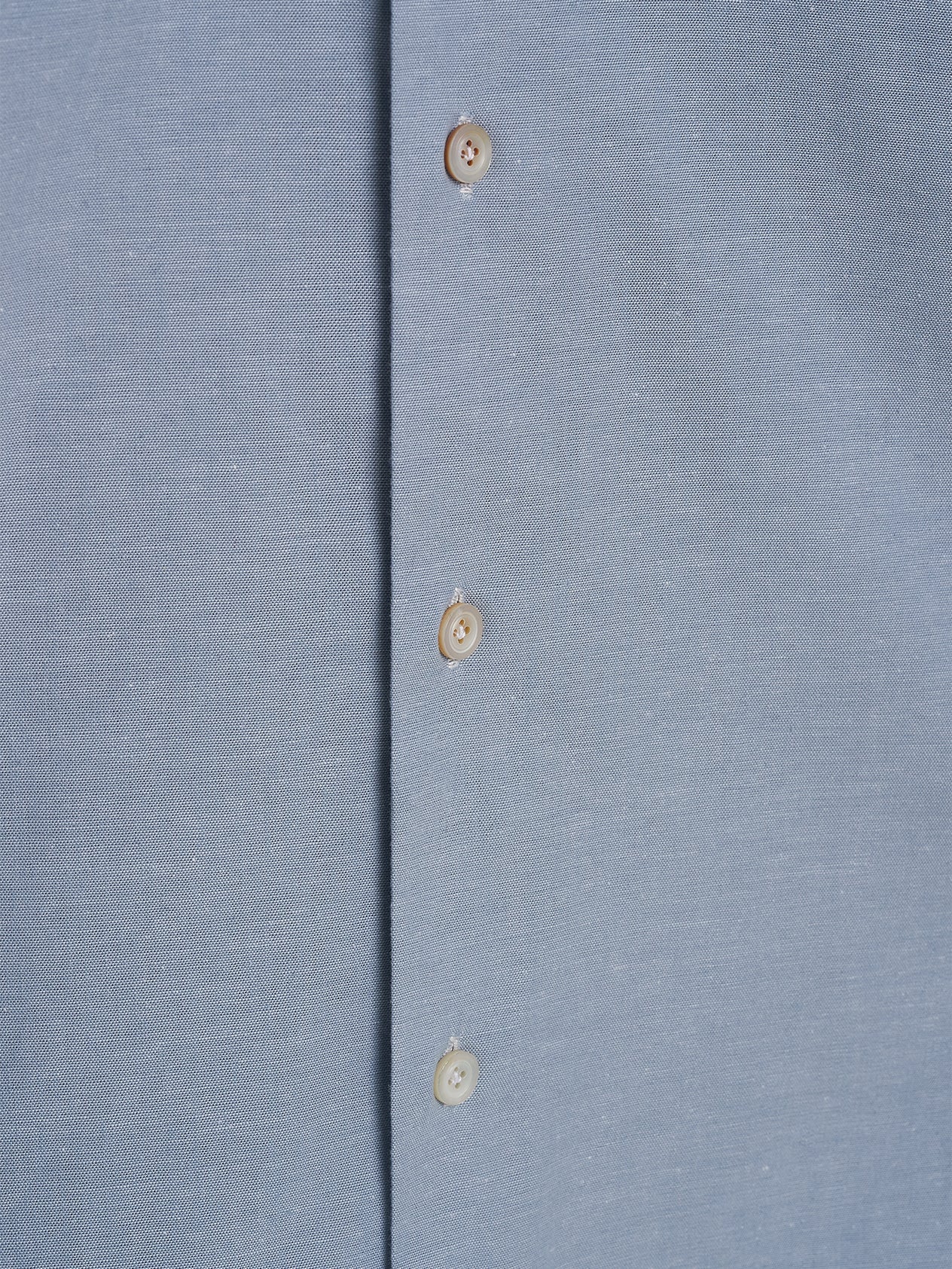 Blue Spread Collar Hand Finish Shirt - Image 3