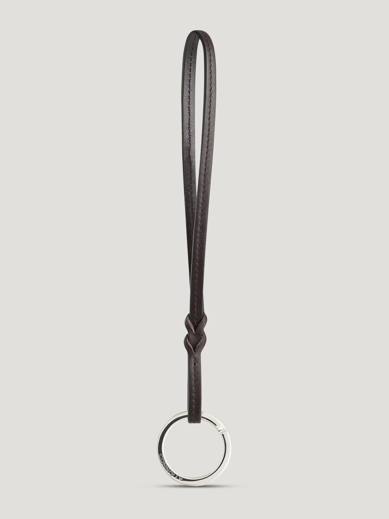 Brown String Key Ring