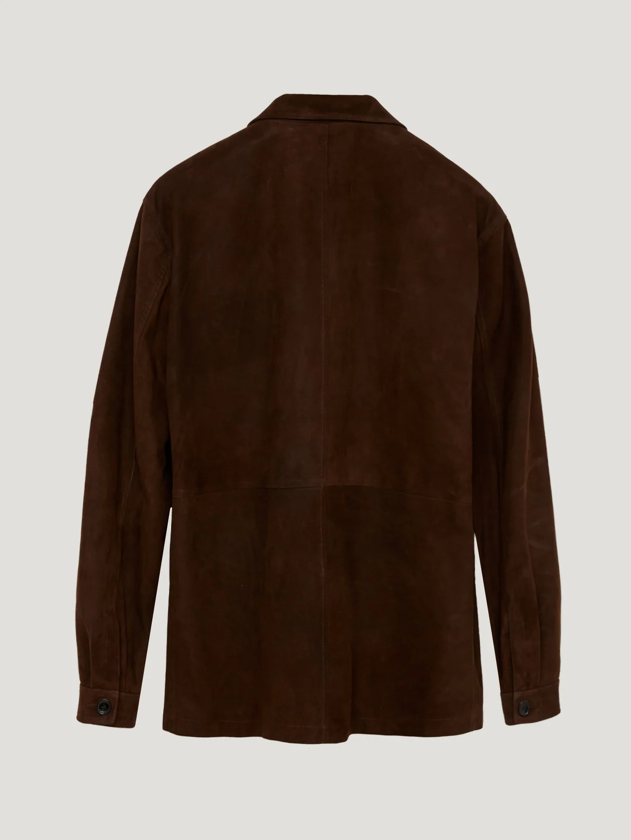 Brown Suede Overshirt - Image 11