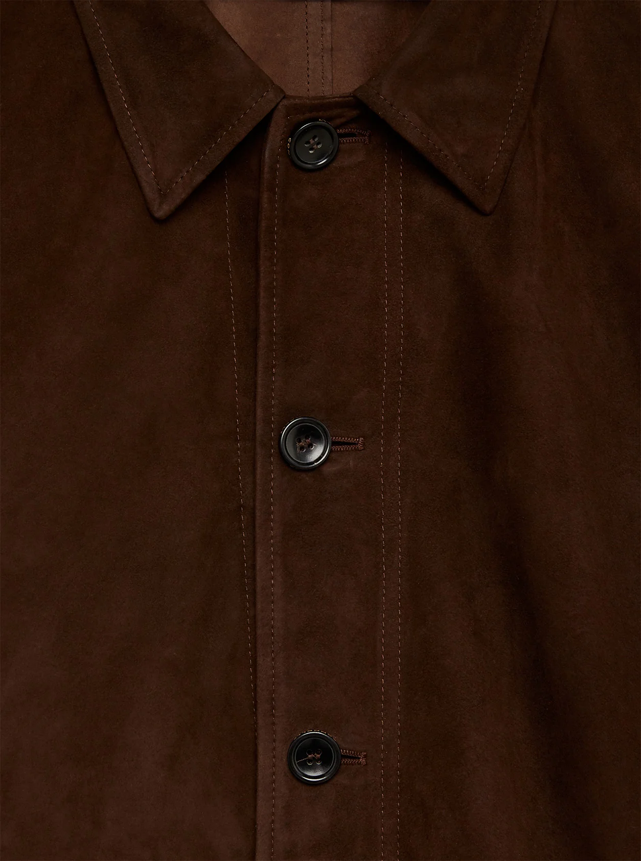 Brown Suede Overshirt - Image 12
