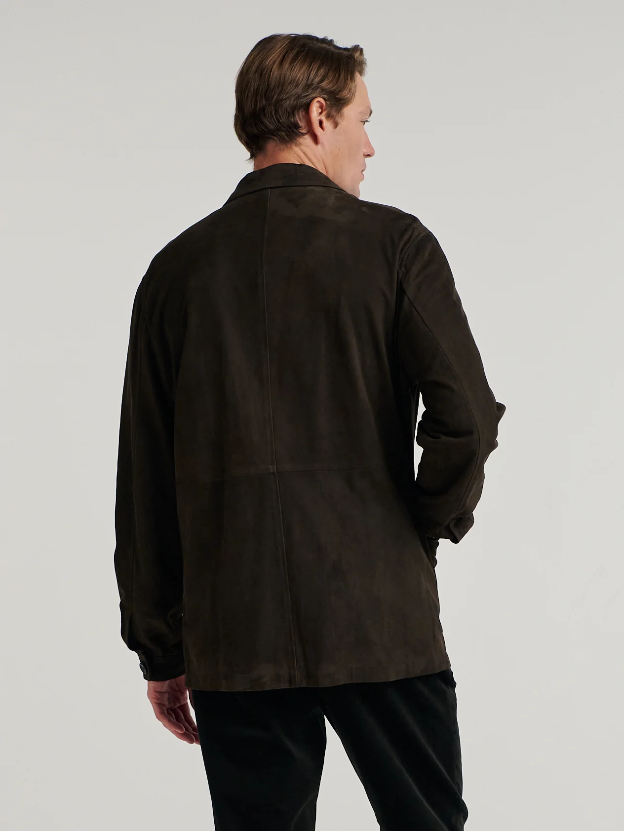 Brown Suede Overshirt - Image 5