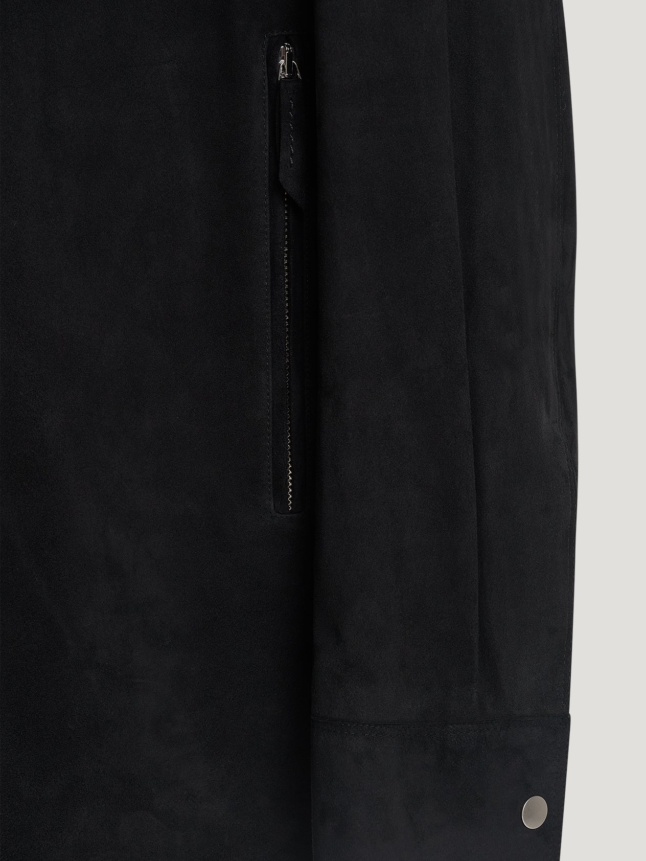 Black Suede Overshirt - Image 11