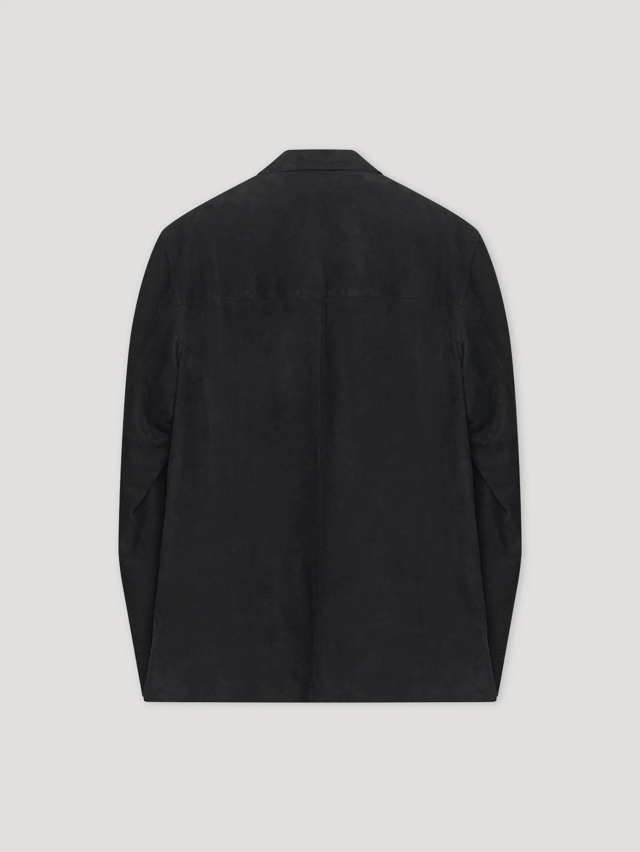 Black Suede Overshirt - Image 8