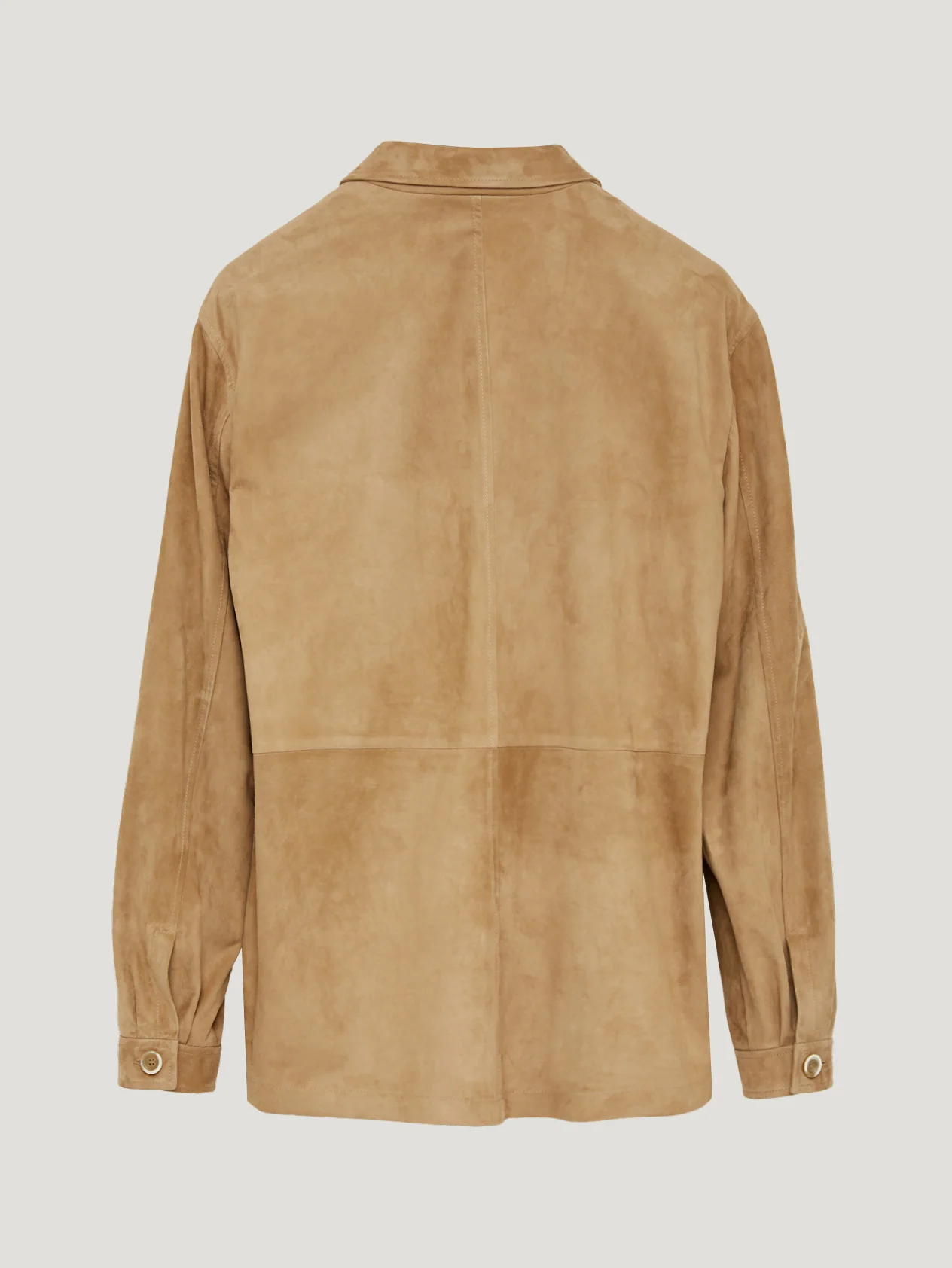 Stone Suede Overshirt - Image 2