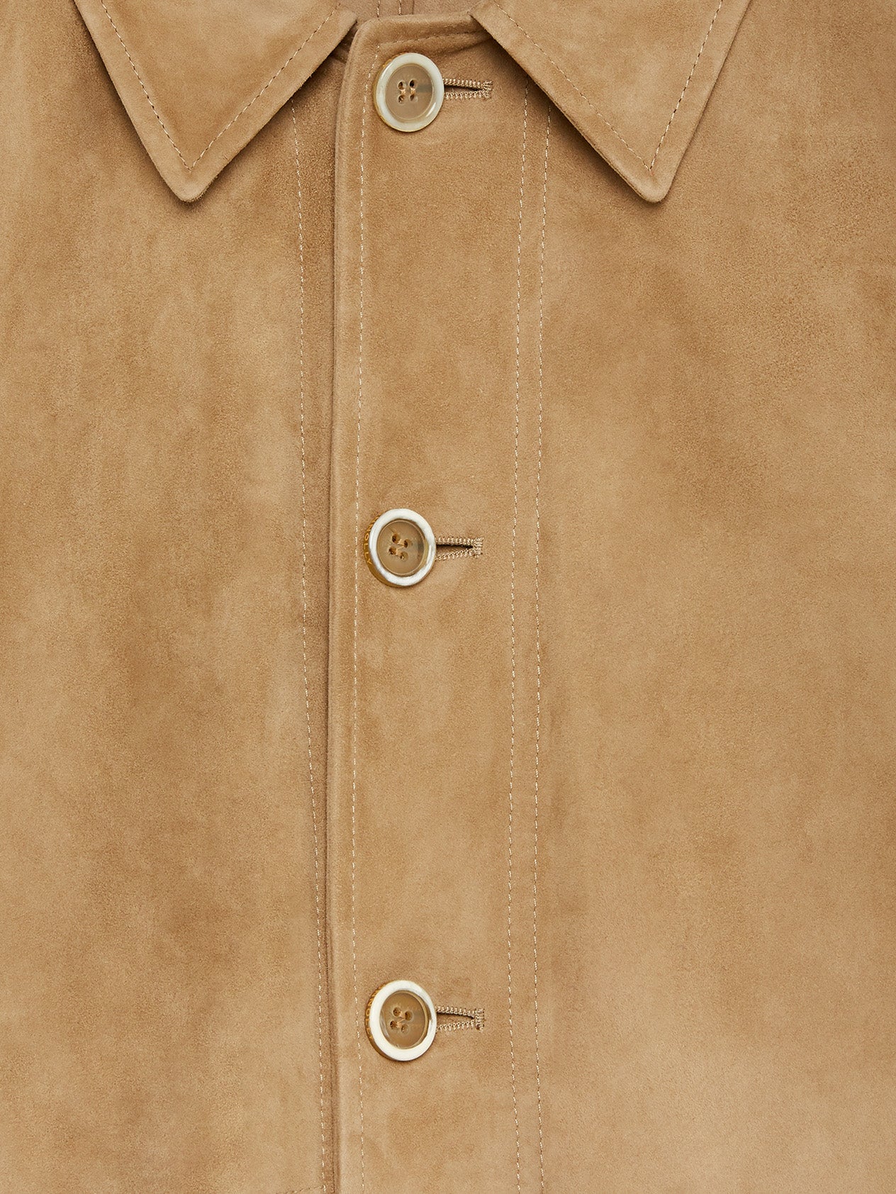 Stone Suede Overshirt - Image 4