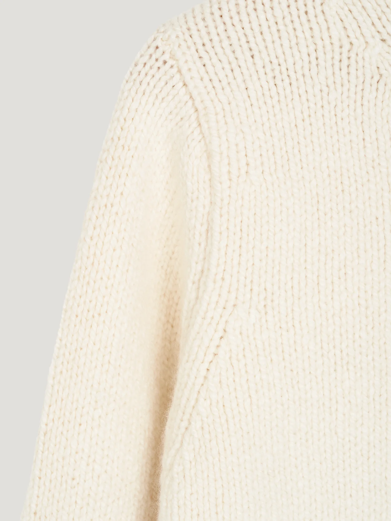 Winter White Super Luxe Cashmere Crewneck - Image 2