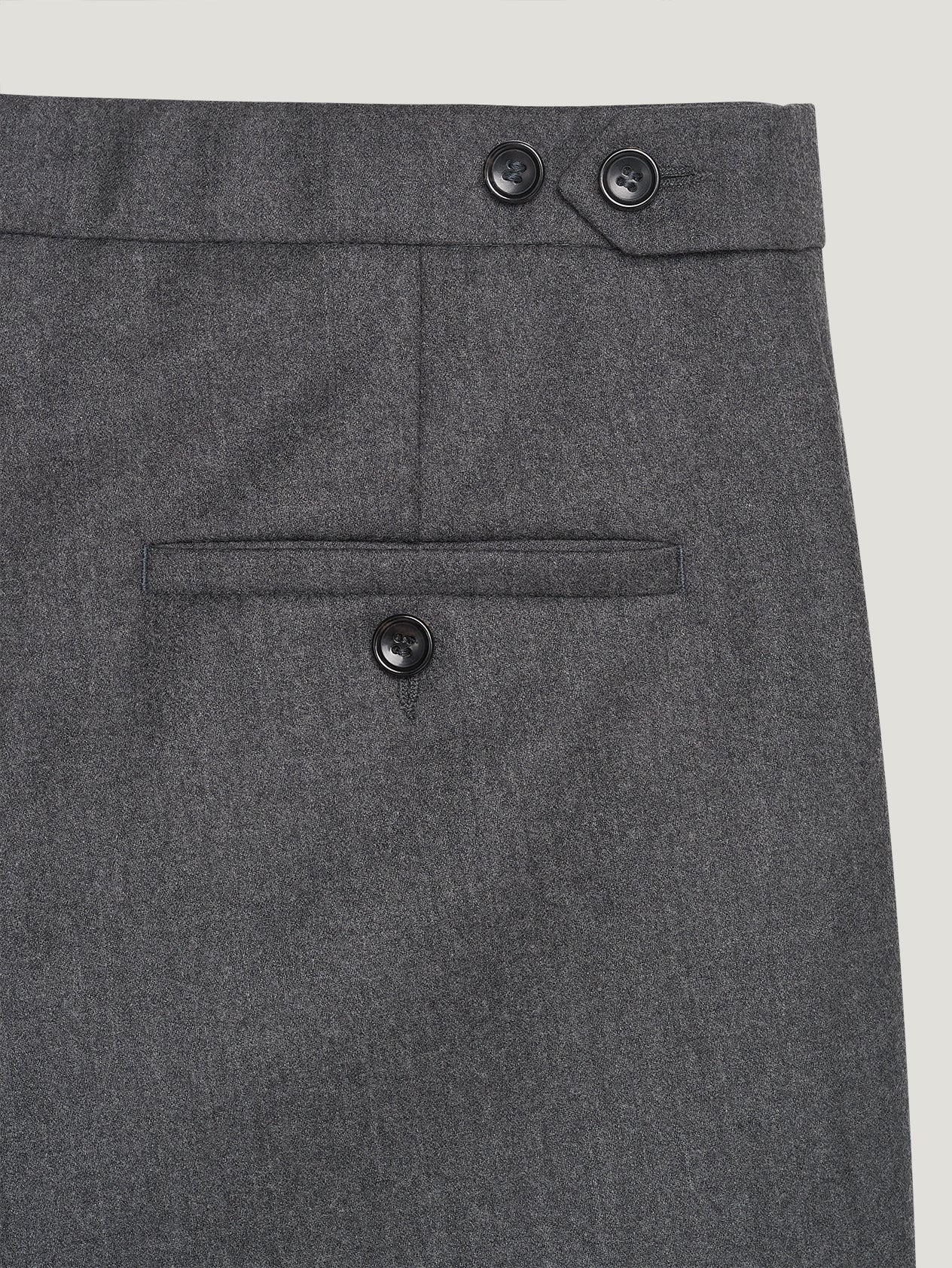 Grey Tapered Trousers - Image 2