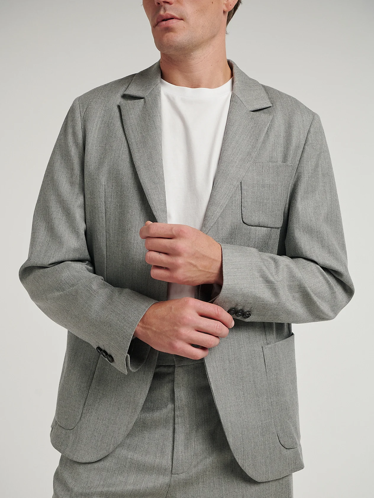 Light Grey Travel Jacket - Image 2