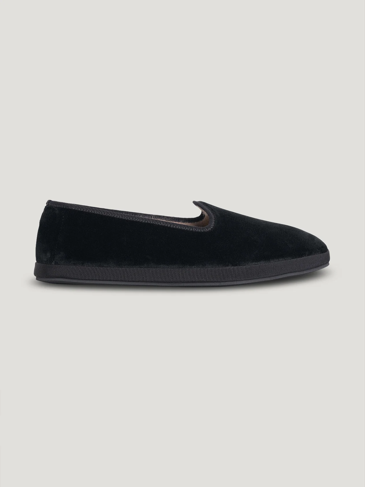 Black Velvet Slippers - Image 2