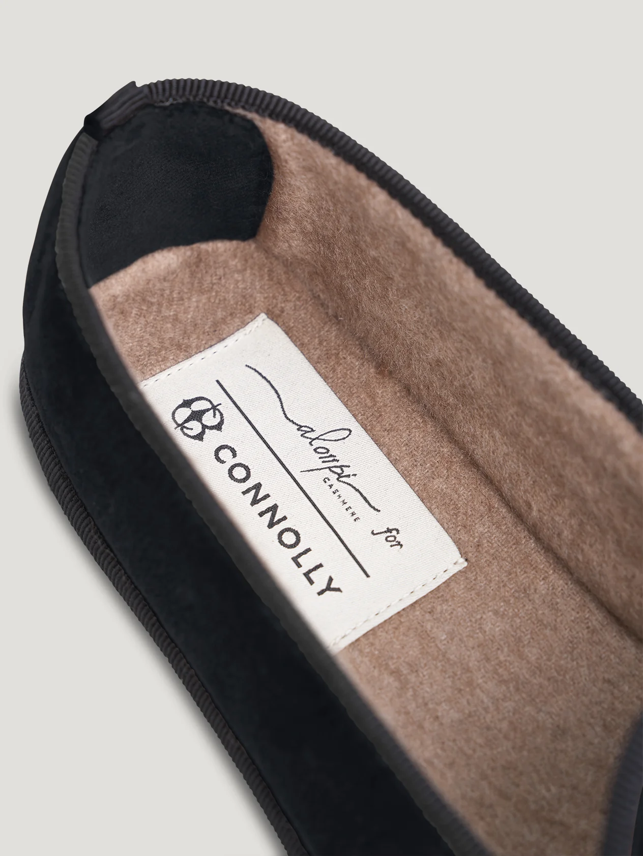 Black Velvet Slippers - Image 4