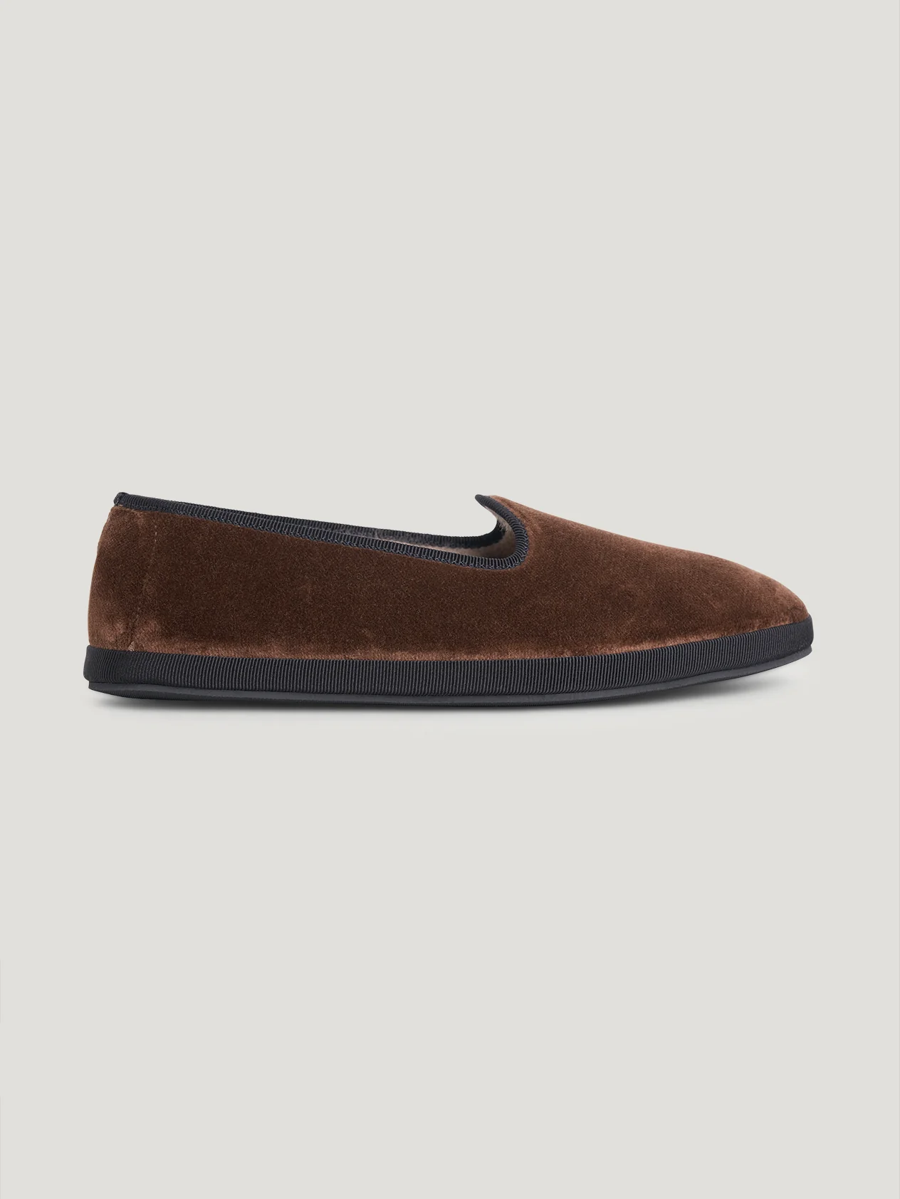 Brown Velvet Slippers - Image 2