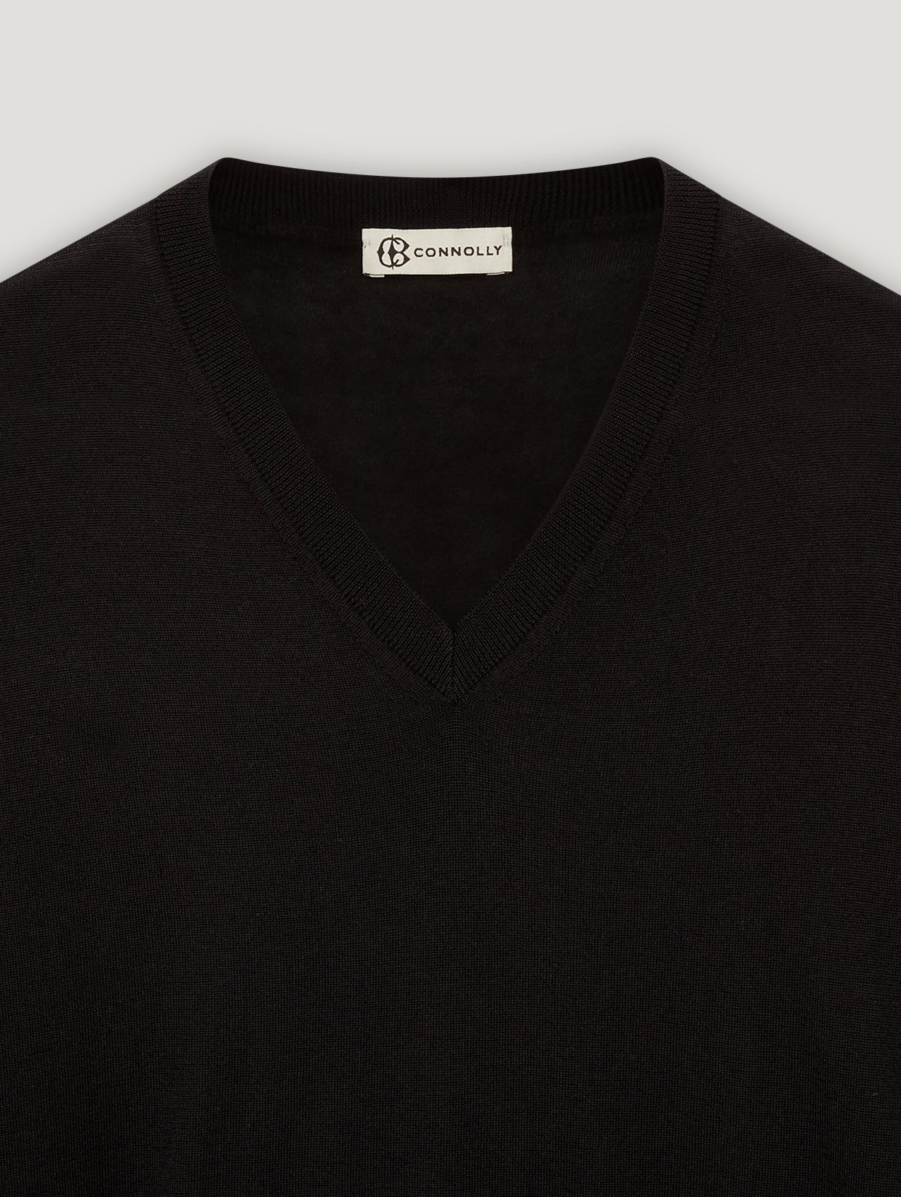 Black Voile D'or V-Neck - Image 3