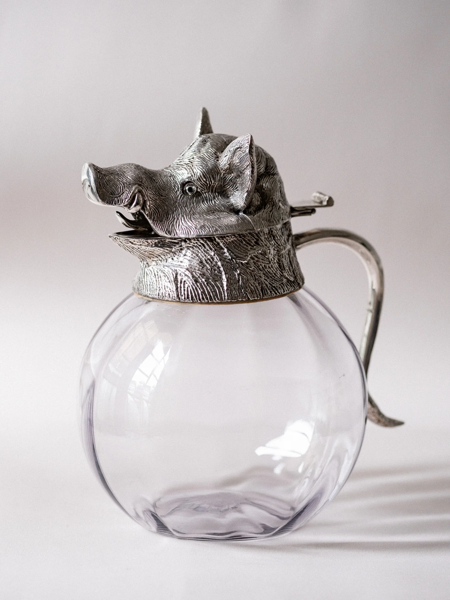 Spanish Wild Boars Head Pitcher