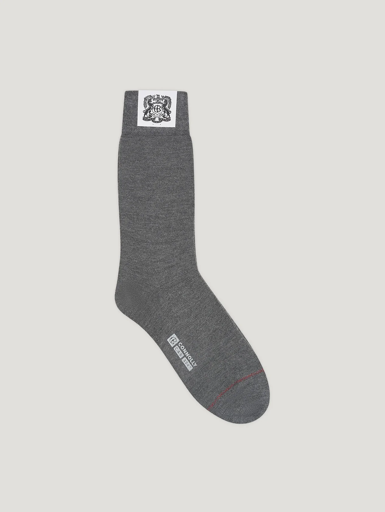 Dark Grey Cashmere and Silk Socks