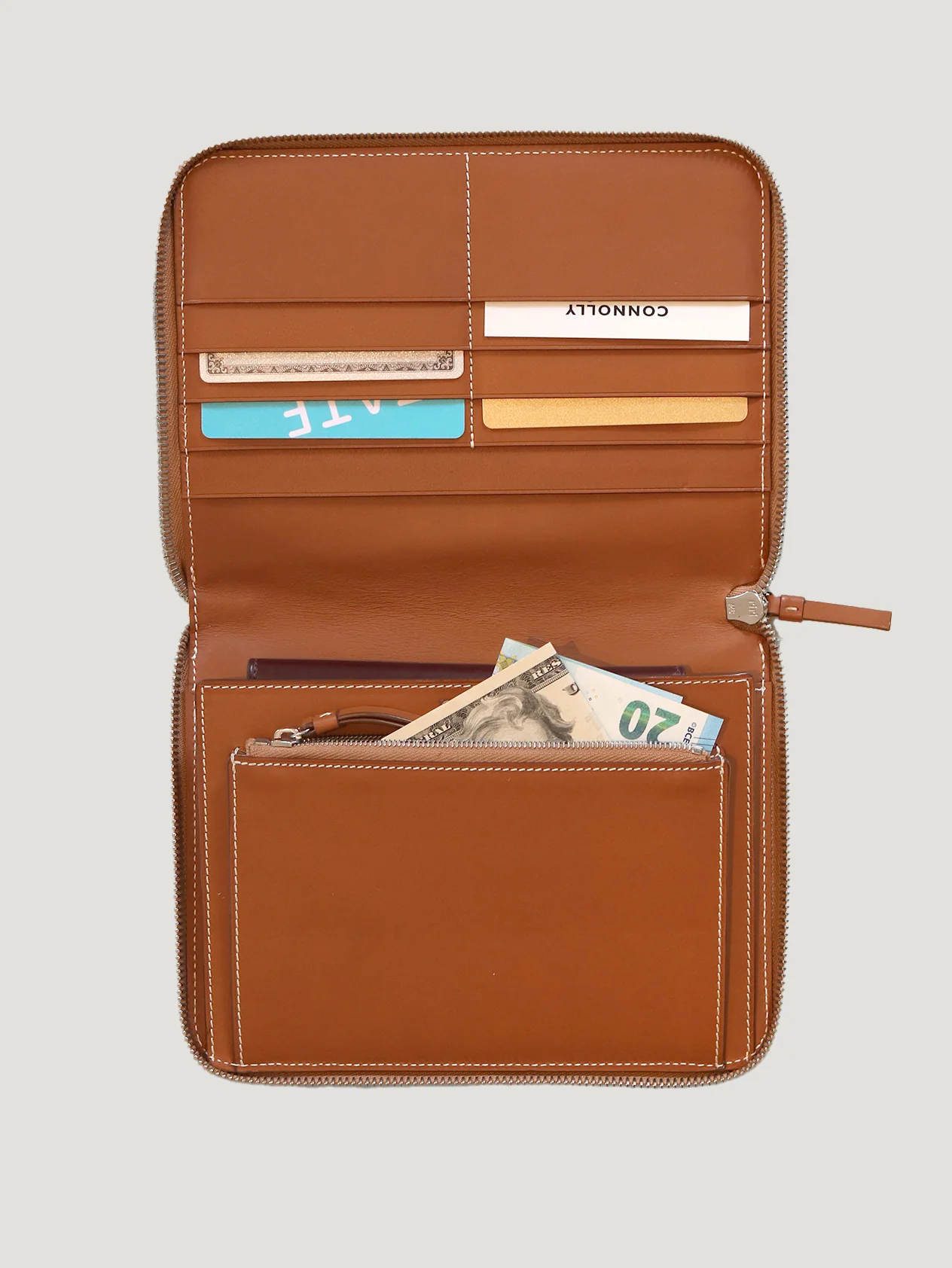 Tan Travel Wallet 1904 - Image 2