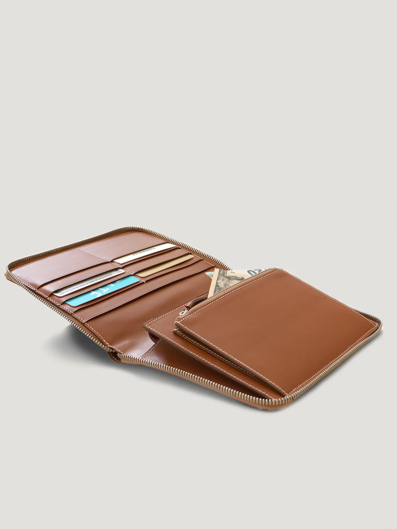 Tan Travel Wallet 1904 - Image 3